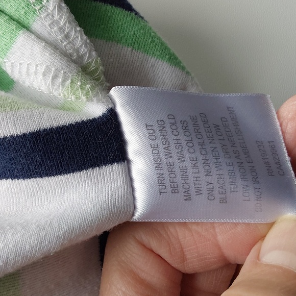 Alfred Dunner XL stripe crewneck pullover 3/4 sleeve straight hem w side split - Picture 7 of 9